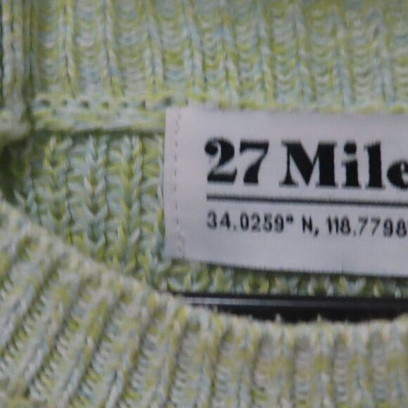 27 Miles Green Sweater in Excellent Condition - Picture 2 of 3